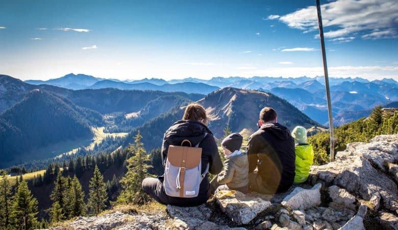 randonnée en famille alpe