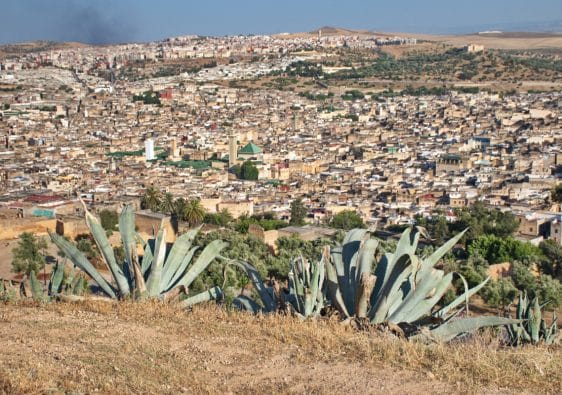 vue panoramique à Fès