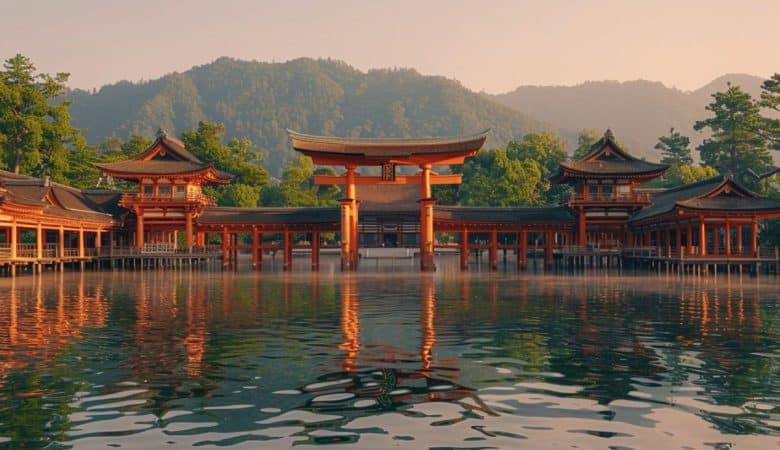Le grand sanctuaire d'Itsukushima à Miyajima : un joyau sacré à découvrir au Japon