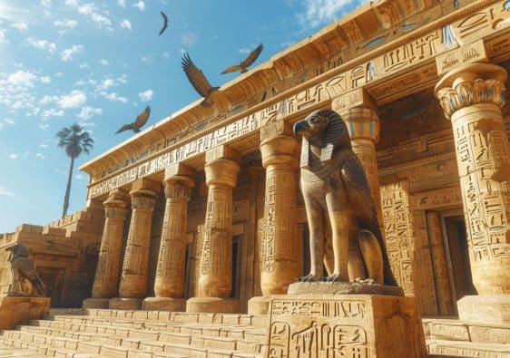 Le temple d'Edfou : découvrez le sanctuaire d'Horus, joyau architectural de l'Égypte ancienne