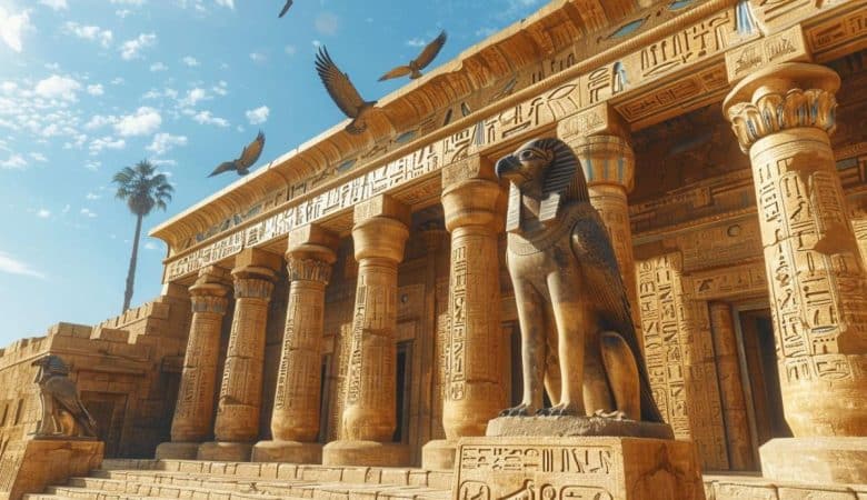 Le temple d'Edfou : découvrez le sanctuaire d'Horus, joyau architectural de l'Égypte ancienne
