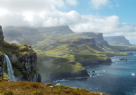 partez à la découverte des îles féroé, un archipel nordique entre l’écosse et l’islande, réputé pour ses paysages spectaculaires, sa nature sauvage et son atmosphère authentique. préparez votre prochain voyage inoubliable !