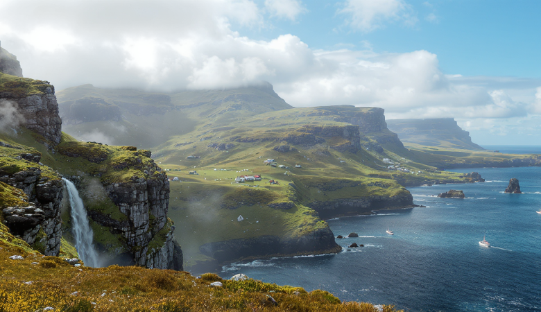 partez à la découverte des îles féroé, un archipel nordique entre l’écosse et l’islande, réputé pour ses paysages spectaculaires, sa nature sauvage et son atmosphère authentique. préparez votre prochain voyage inoubliable !