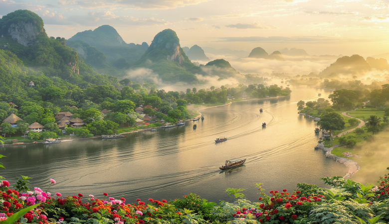 explorez les trésors du mékong, un fleuve mythique d’asie du sud-est. partez à la découverte de ses paysages exceptionnels, de sa culture fascinante et de sa biodiversité unique !